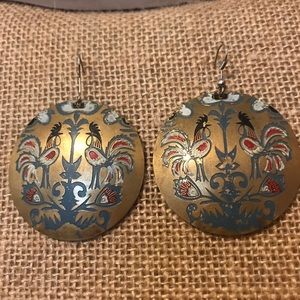 Chicken earrings for Jen